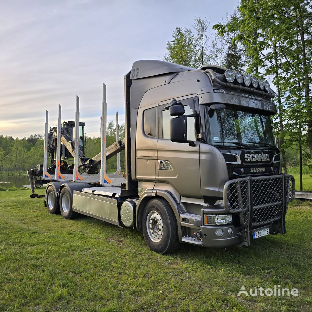 φορτηγό μεταφοράς ξυλείας Scania R730