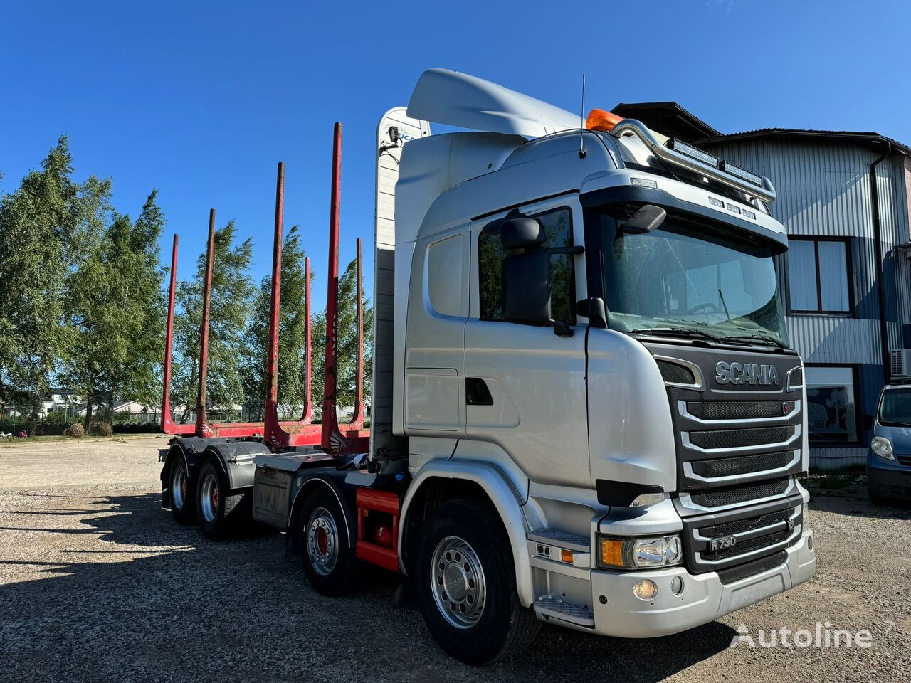 miškovežis sunkvežimis Scania R730