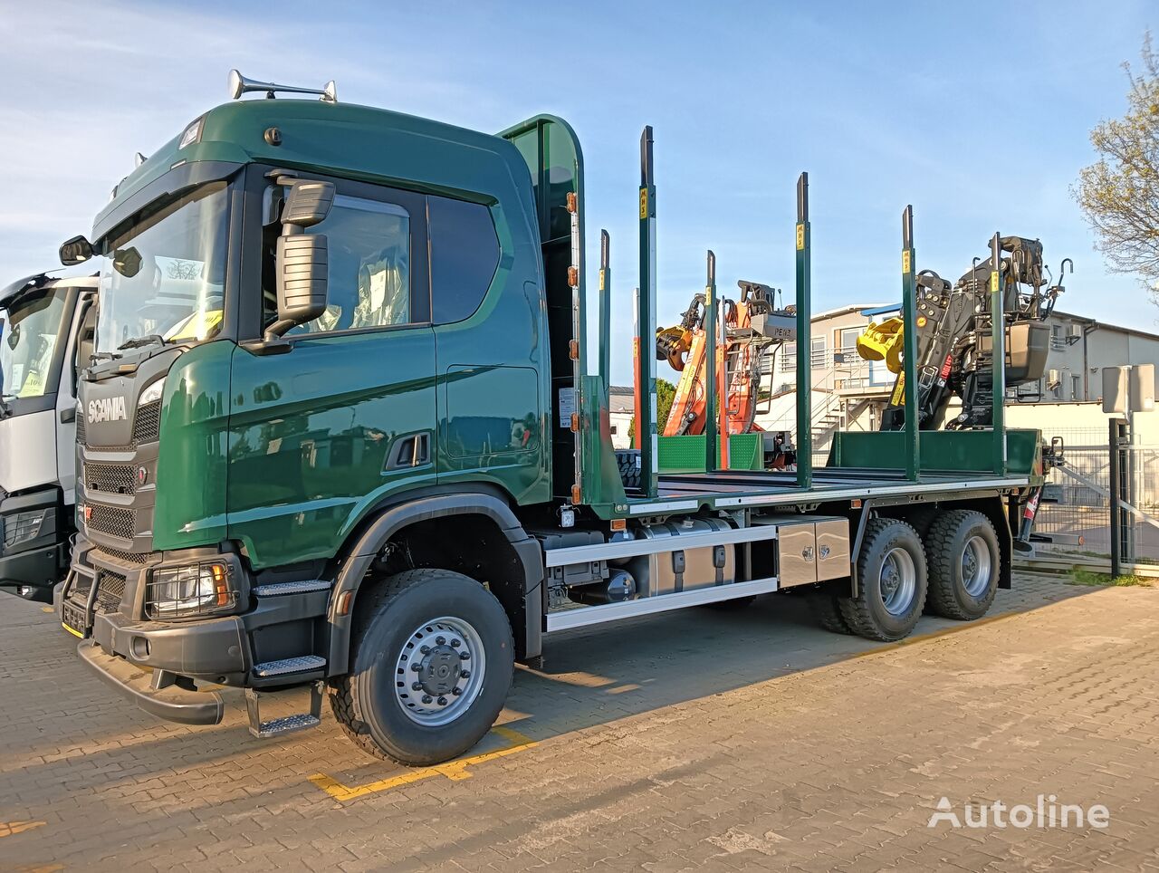 camião de transporte de madeira Scania XT R 500 novo