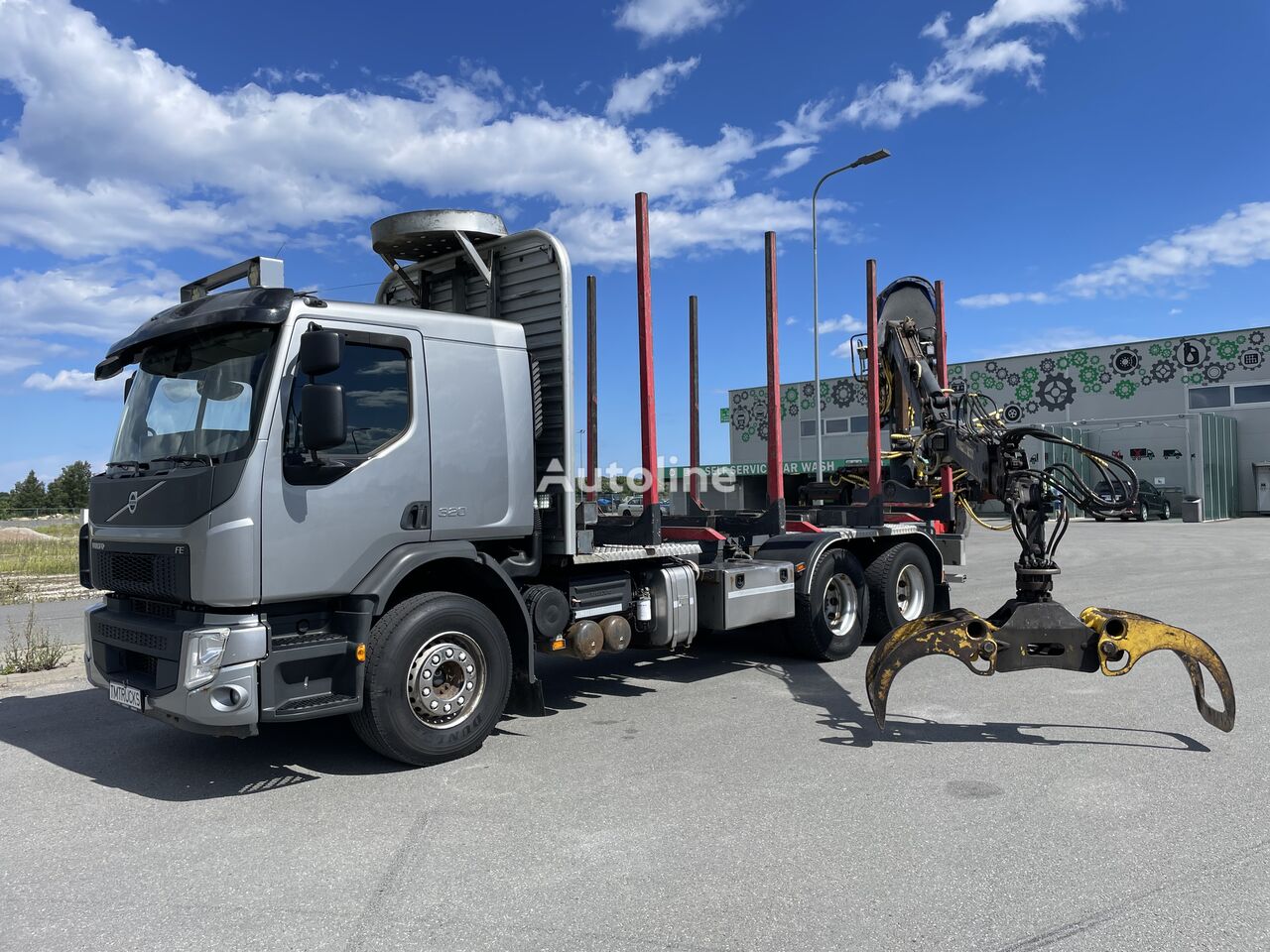 транспорт на дървесина Volvo FE 320