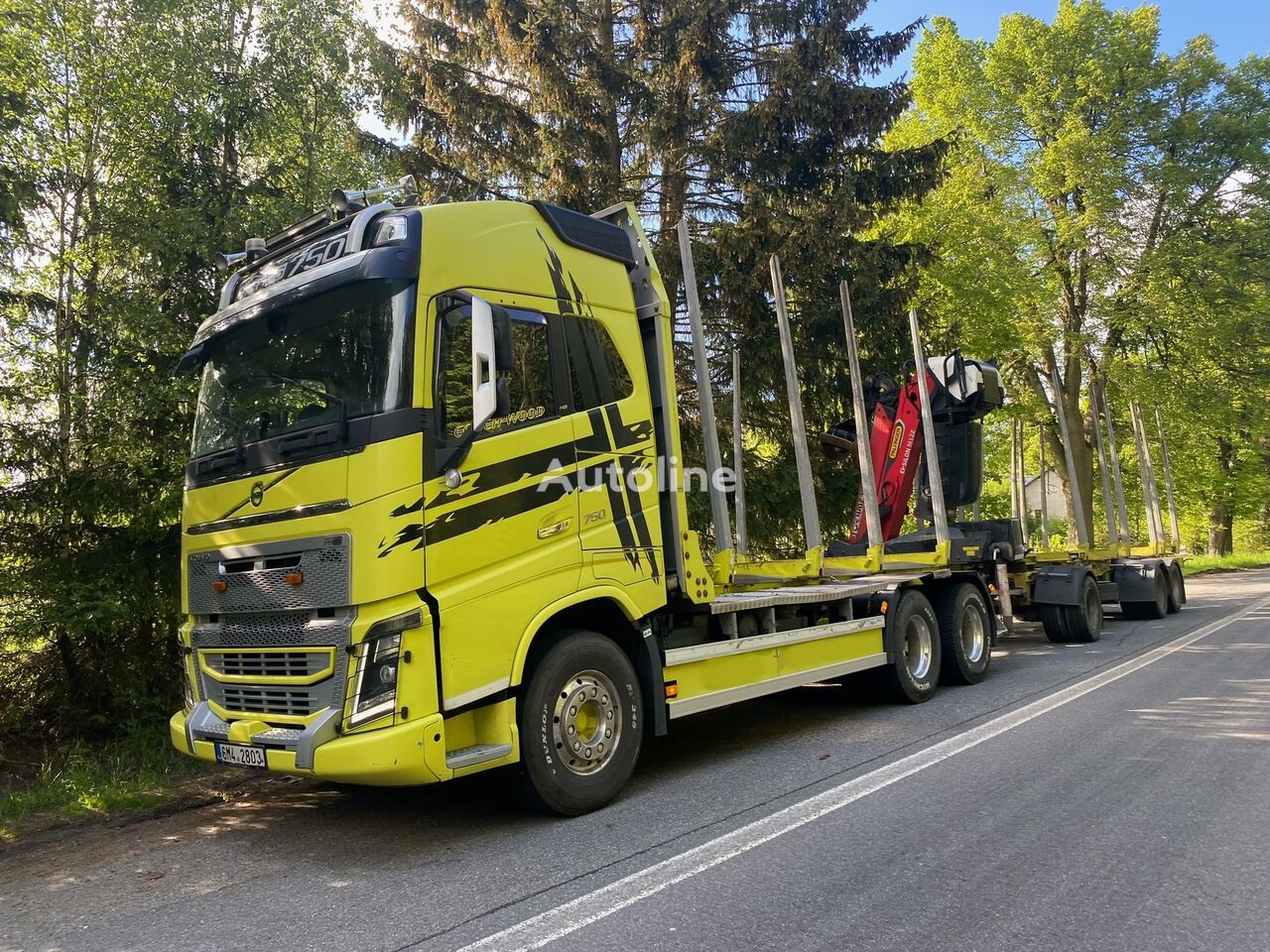 ciężarówka do przewozu drewna Volvo FH 16 750, 6x4