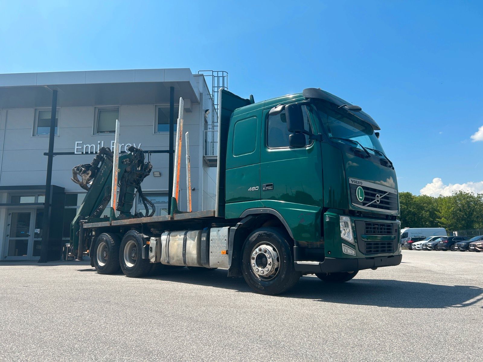 camion forestier Volvo FH 460