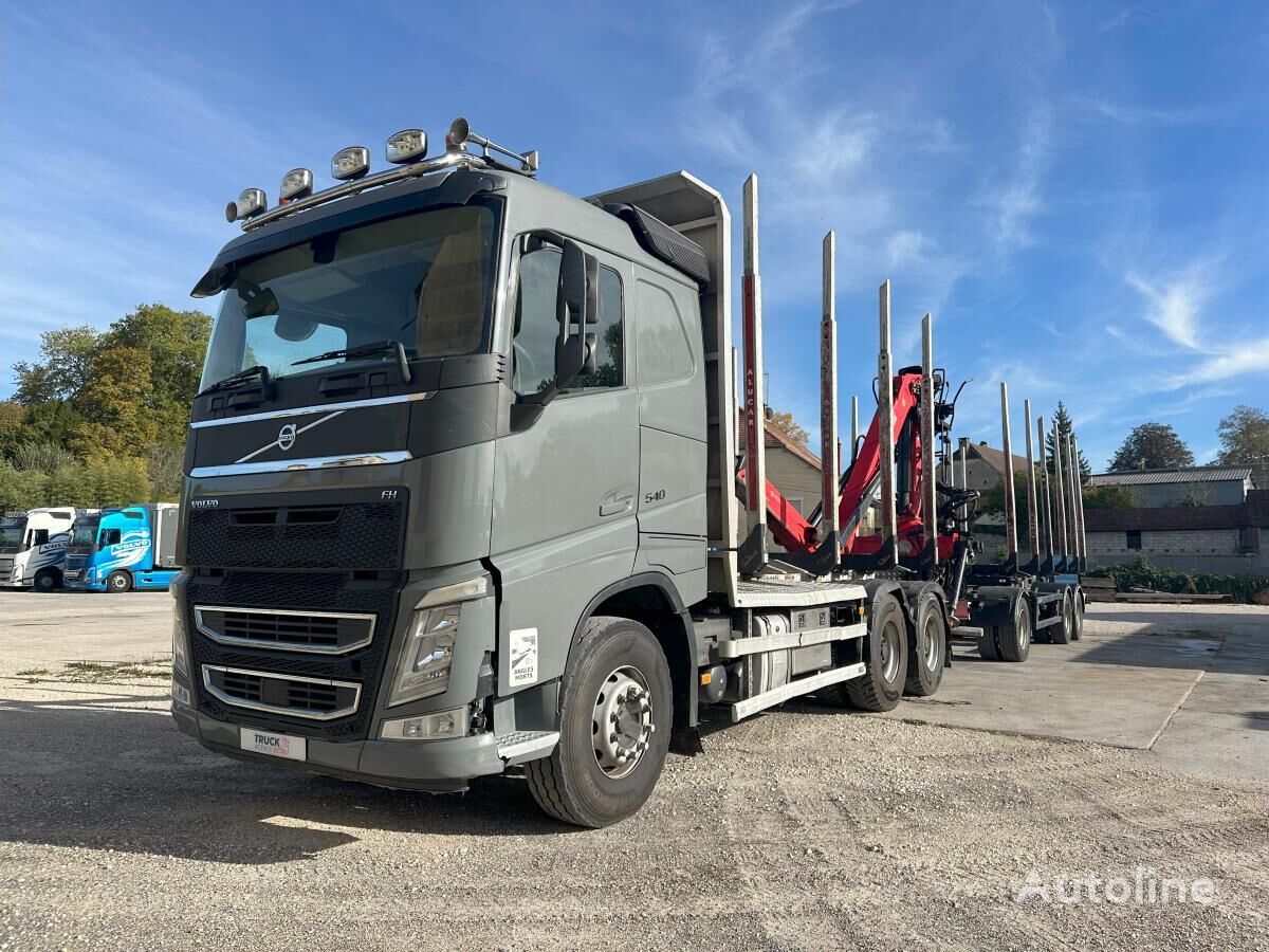 Volvo FH 540 timber truck + timber trailer