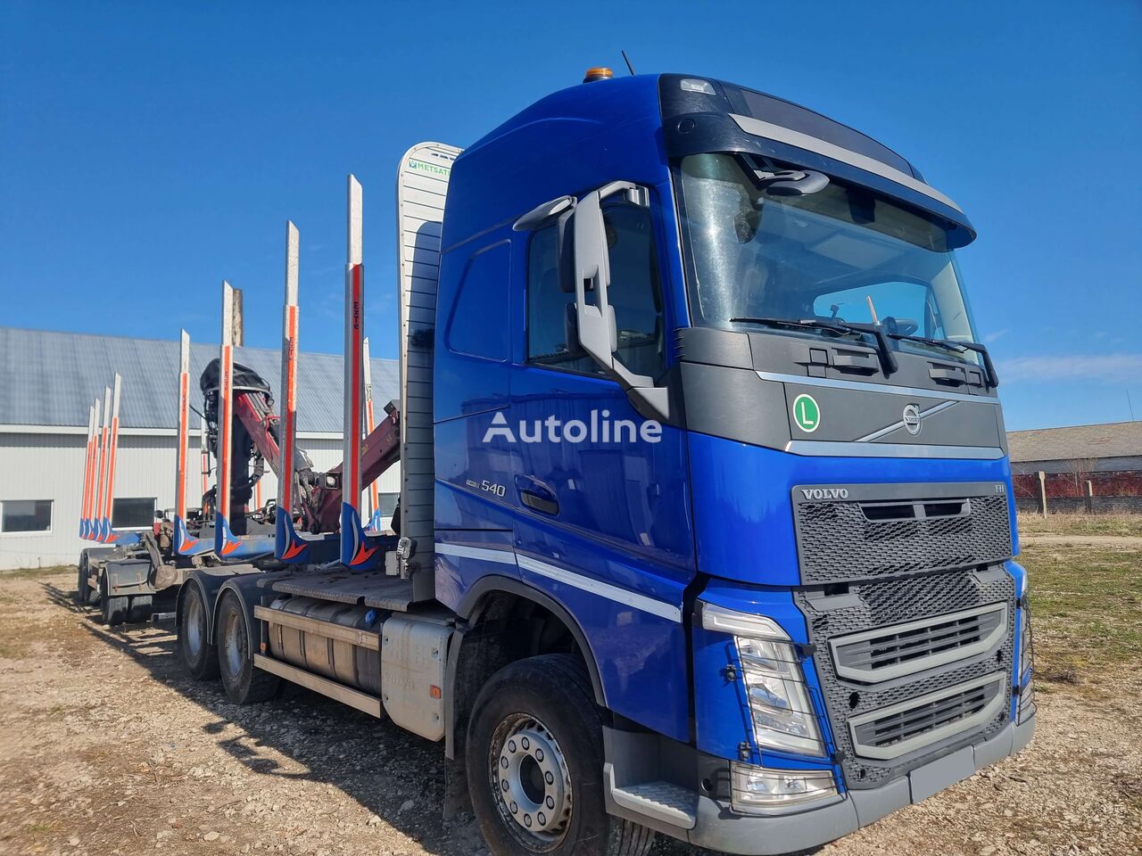 Volvo FH 540 camión maderero + remolque maderero