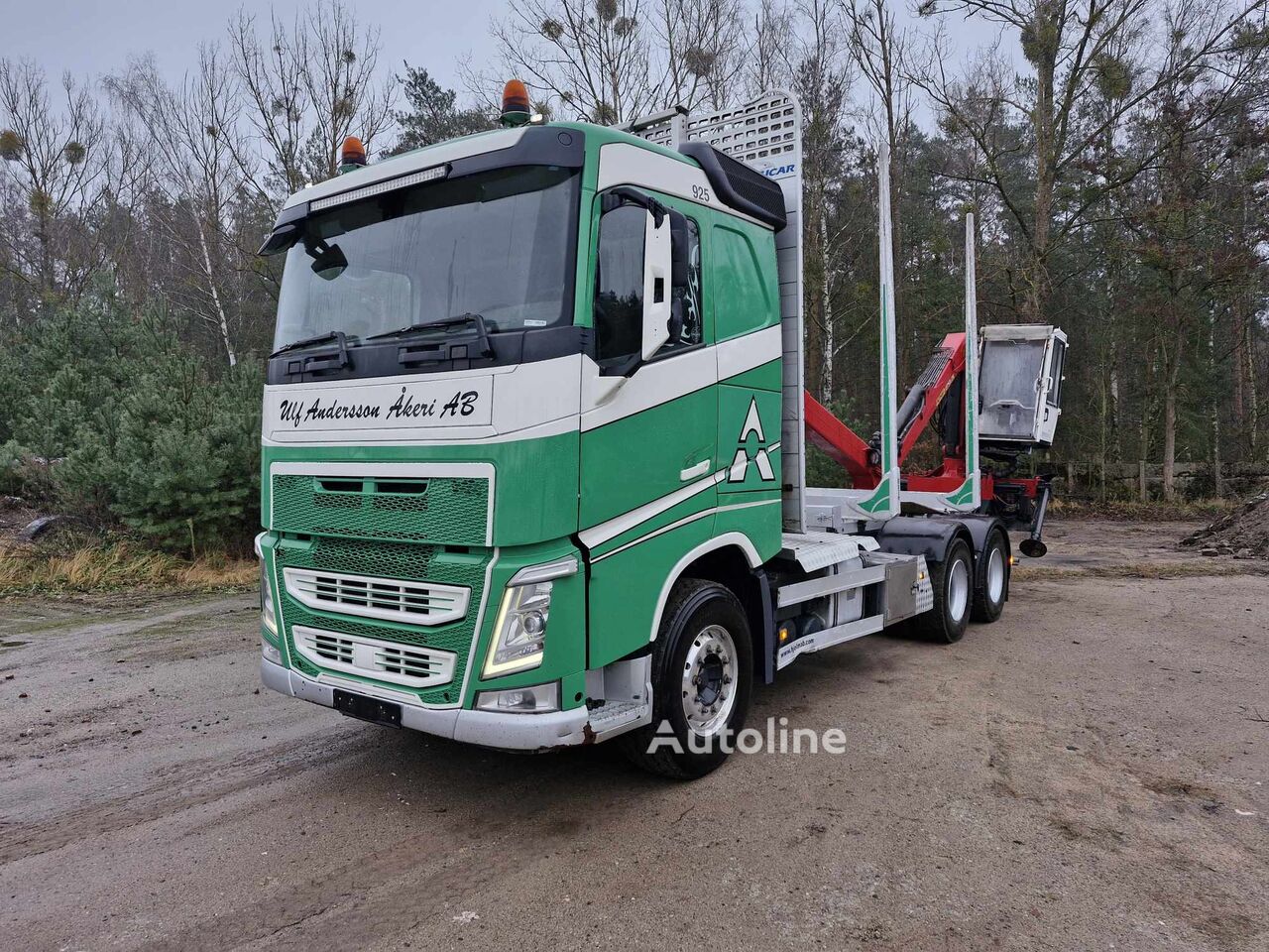 camion forestier Volvo FH 540