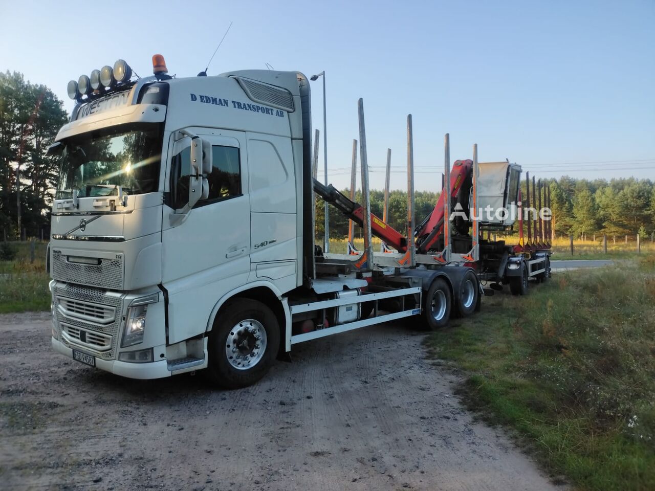 лесовоз Volvo FH 540