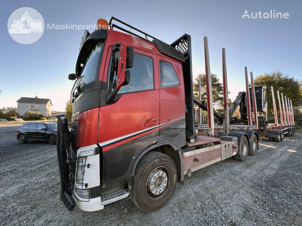 شاحنة نقل الأخشاب Volvo FH 540 + OP höglunds 5 axlat släp