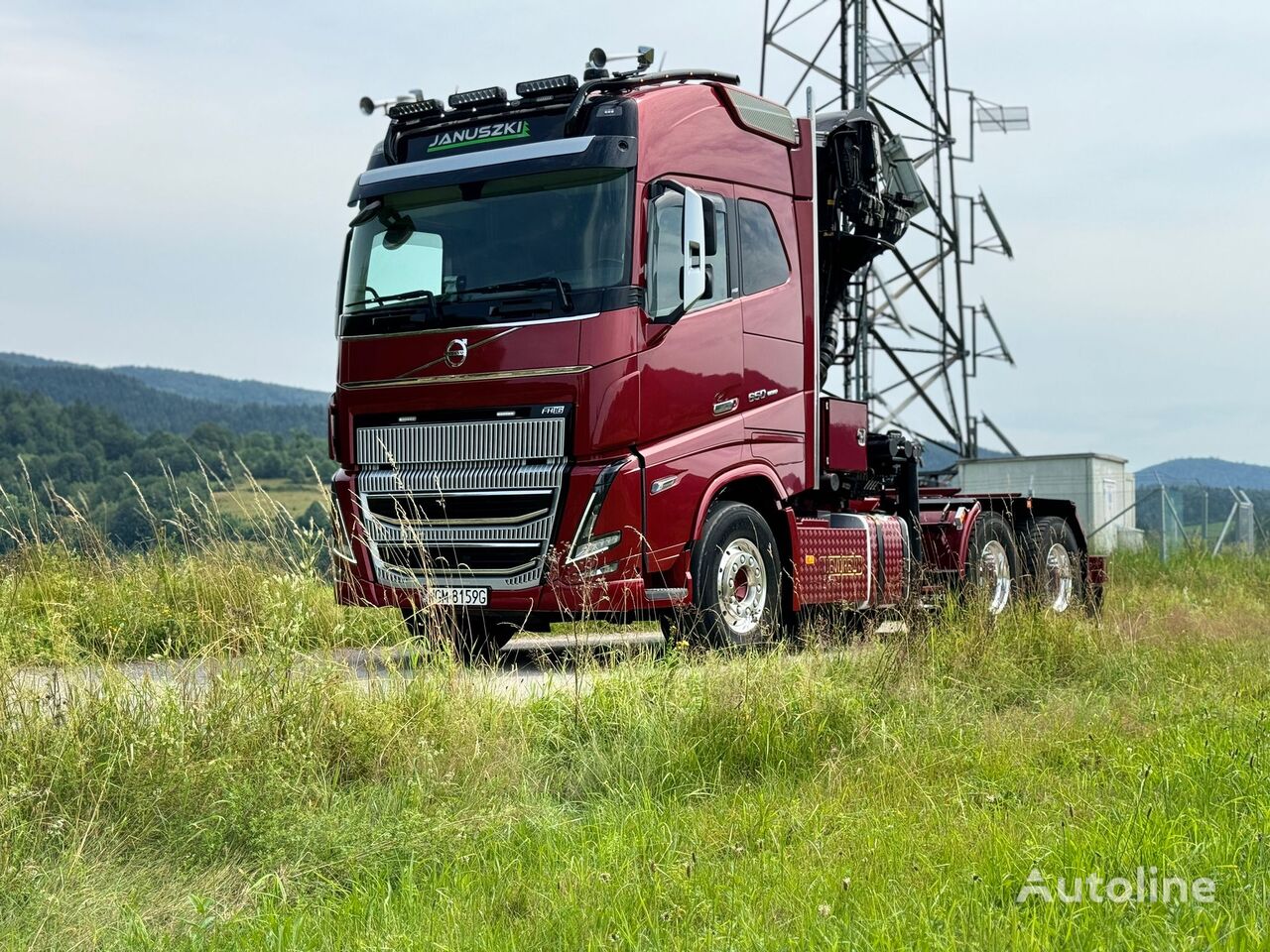 camion forestier Volvo FH16