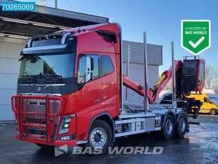 camion forestier Volvo FH16 750 6X4 Cranab TL 12.2 Xcab Holztransporter Retarder VEB+ D