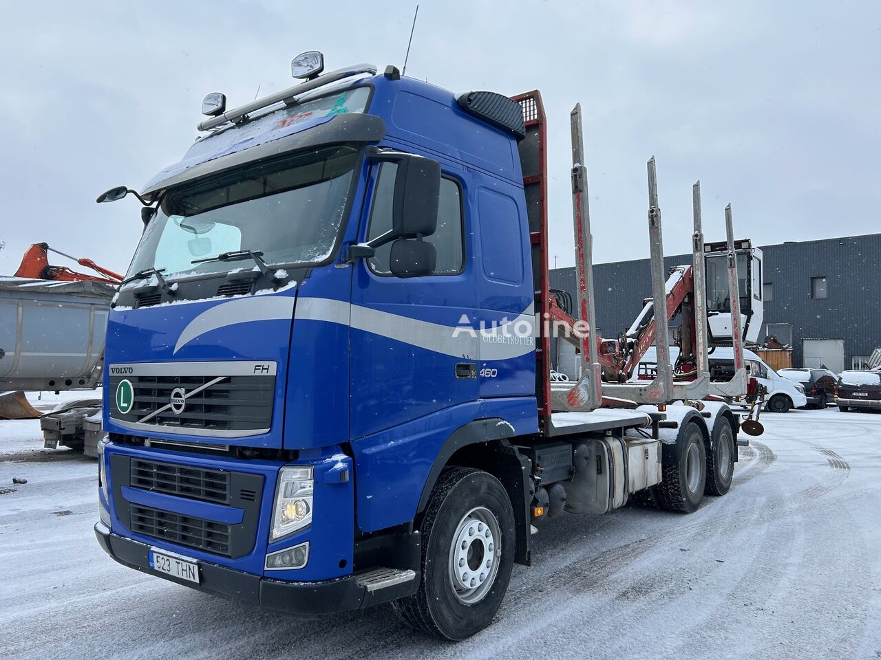 Volvo FH460, 6x4 Full steel timber truck