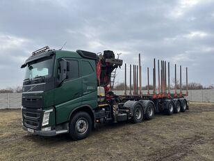 Volvo FH500 6x4 Q170 epsilon + Trailer HS houtvrachtwagen