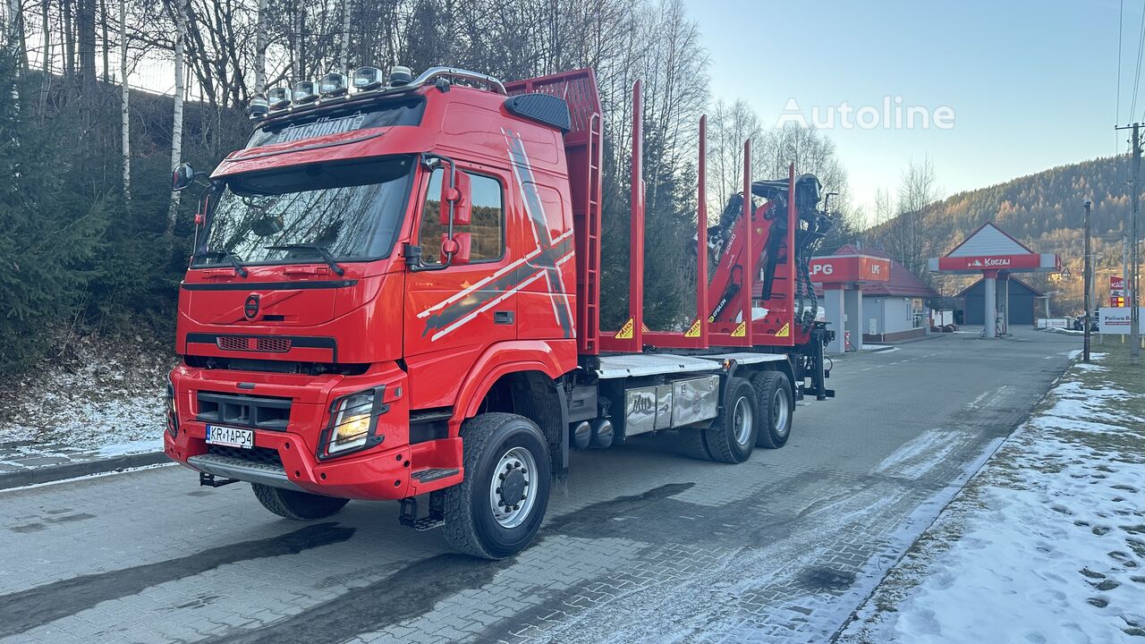 شاحنة نقل الأخشاب Volvo FMX 540 6x6