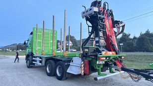 транспорт на дървесина Volvo FMX 540 6x6