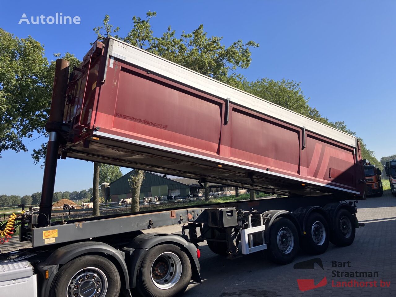 ATM OKA 17/27 3 Assen geisoleerde Kieptrailer tipper semi-trailer