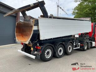 semi-trailer jungkit ATM OSK 13/27B 3 assen geisoleerde kiptrailer met liftas en afdek lu