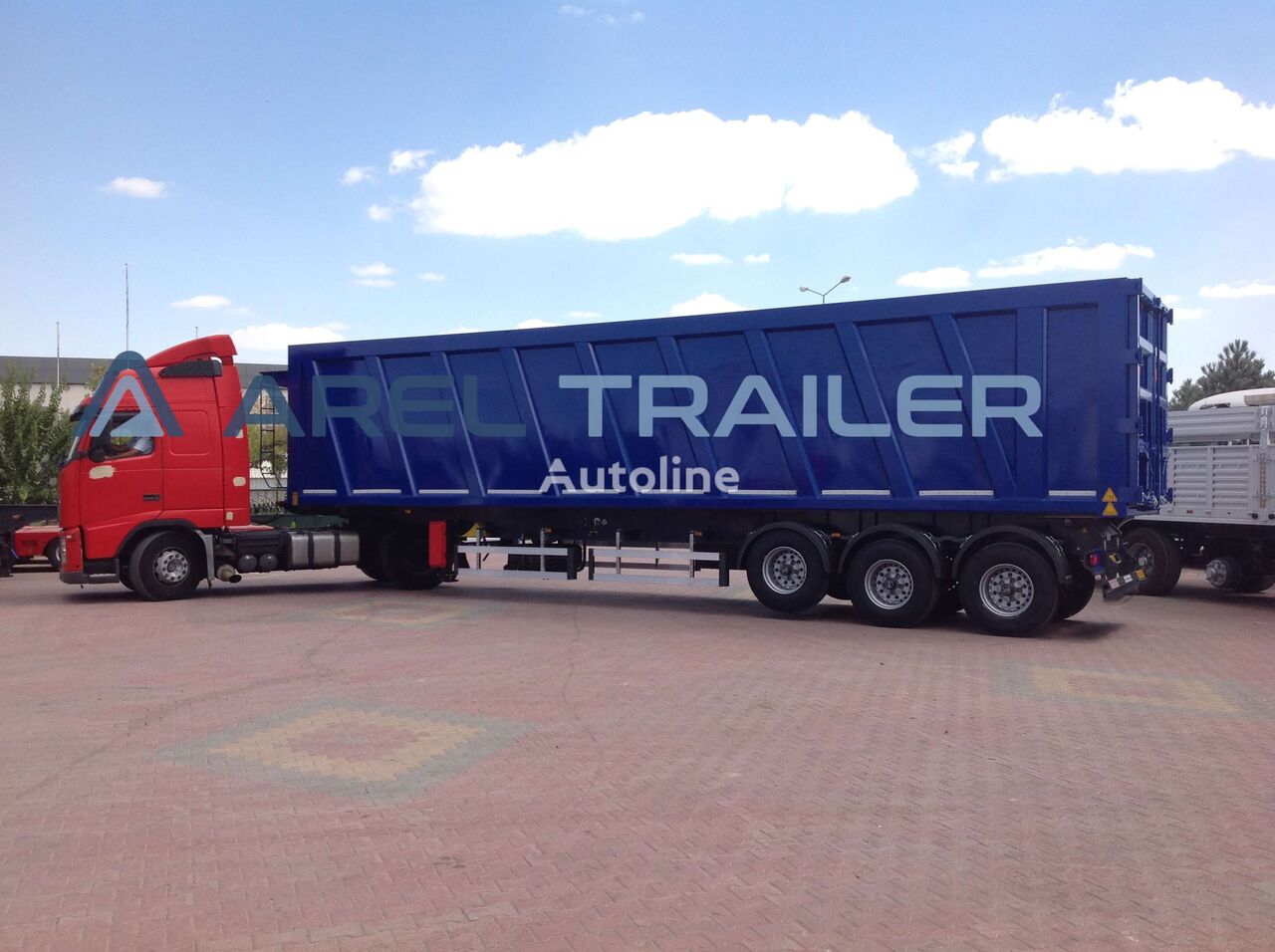 nieuw Arel Trailer SCRAP TYPE TIPPING SEMI TRAILER HARDOX kipper oplegger