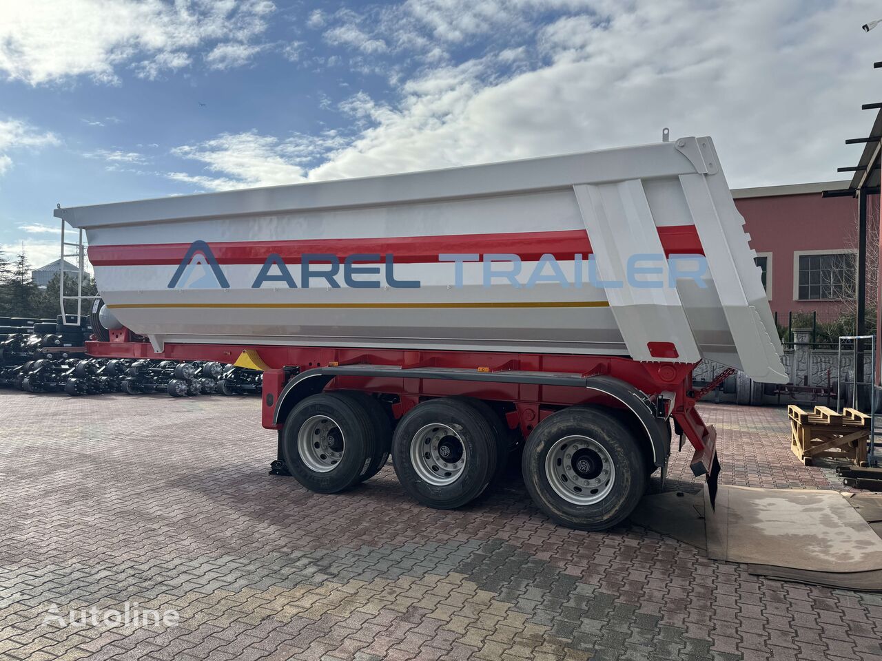 ny Arel Trailer SQUARE TIPPING SEMI TRAILER HARDOX CUSTOMIZE tippsemitrailer