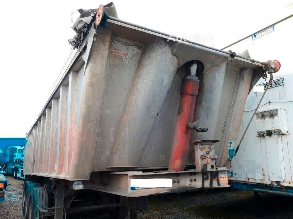 Benalu Alukipper 24 cubic BLAD LAMES tipper semi-trailer - Autoline