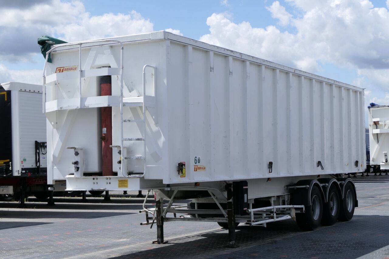 kallur poolhaagis Benalu GEN TRAIL / TIPPER - 55 M3 / WHOLE ALUMINIUM / 5 700 KG /