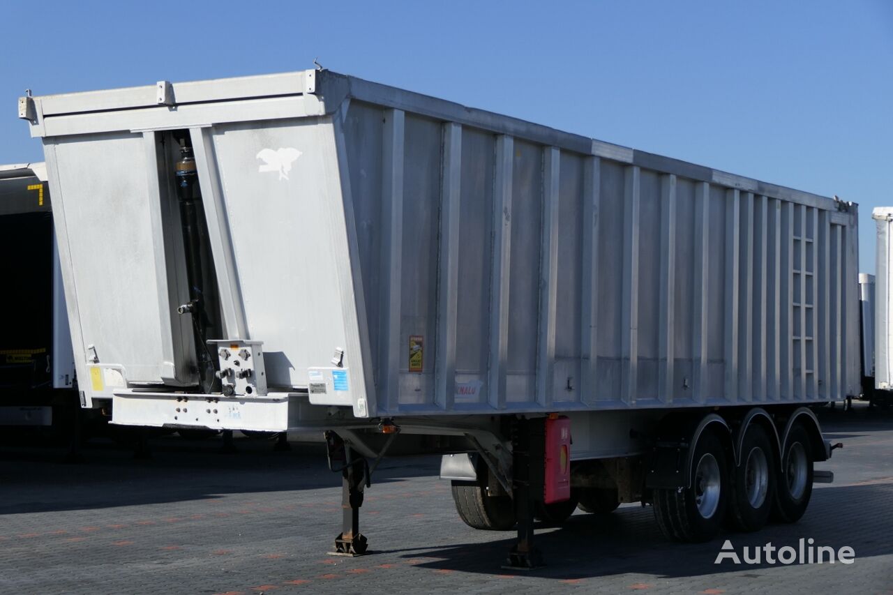 العربات نصف المقطورة شاحنة قلابة Benalu TIPPER - 45 M3 / ALUMINIUM / 5700 KG / FLAP-DOORS /