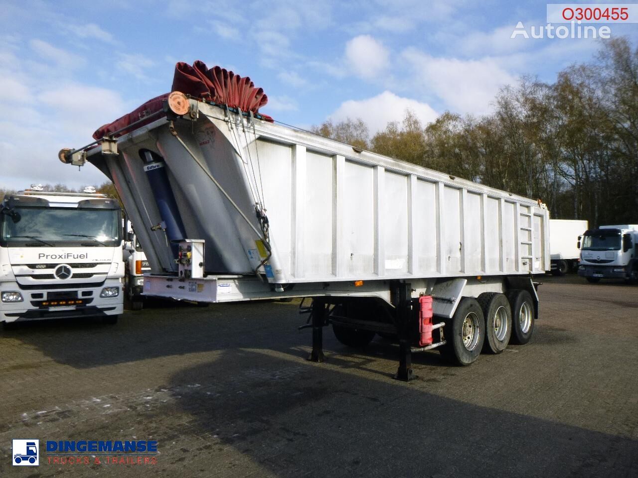 Benalu Tipper trailer alu 22 m3 チッパーセミトレーラ