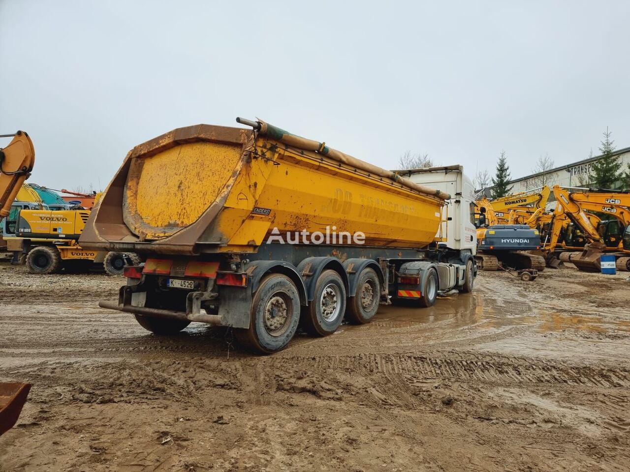 Benders SKM 34-32 tipper semi-trailer