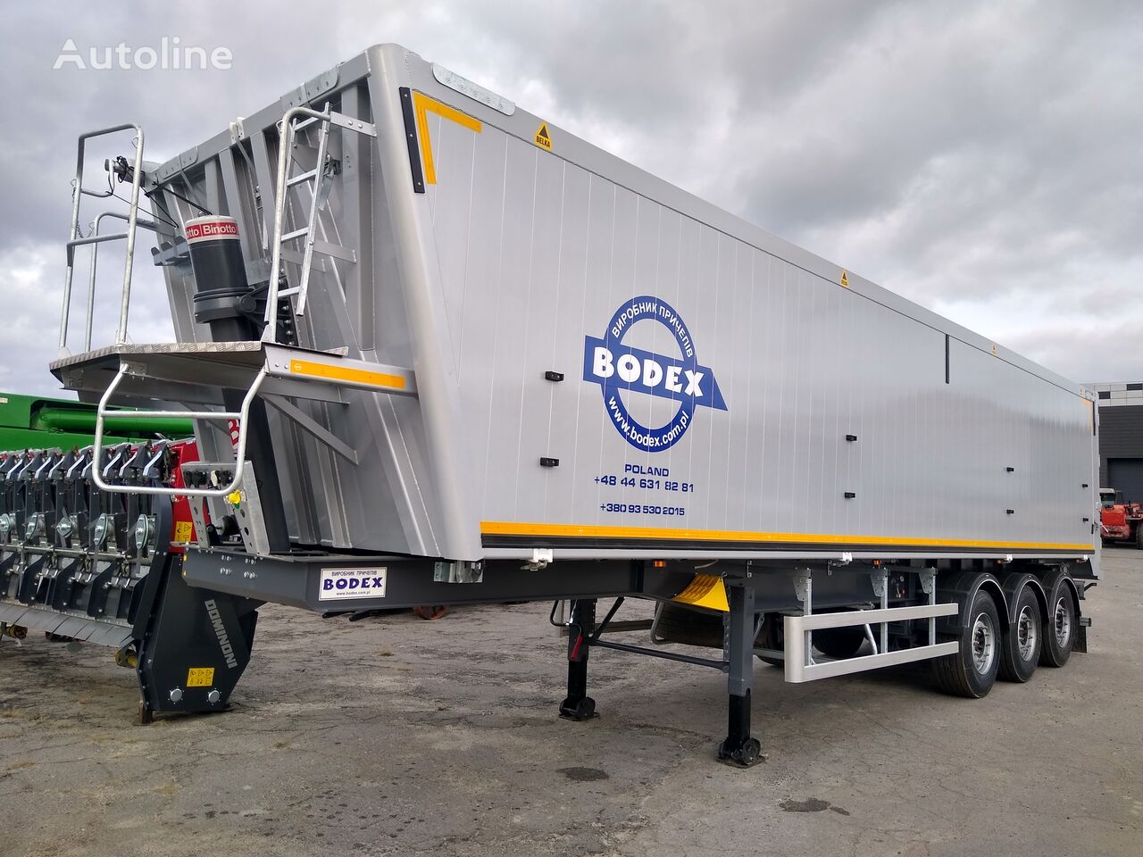 new Bodex KIS 3B tipper semi-trailer