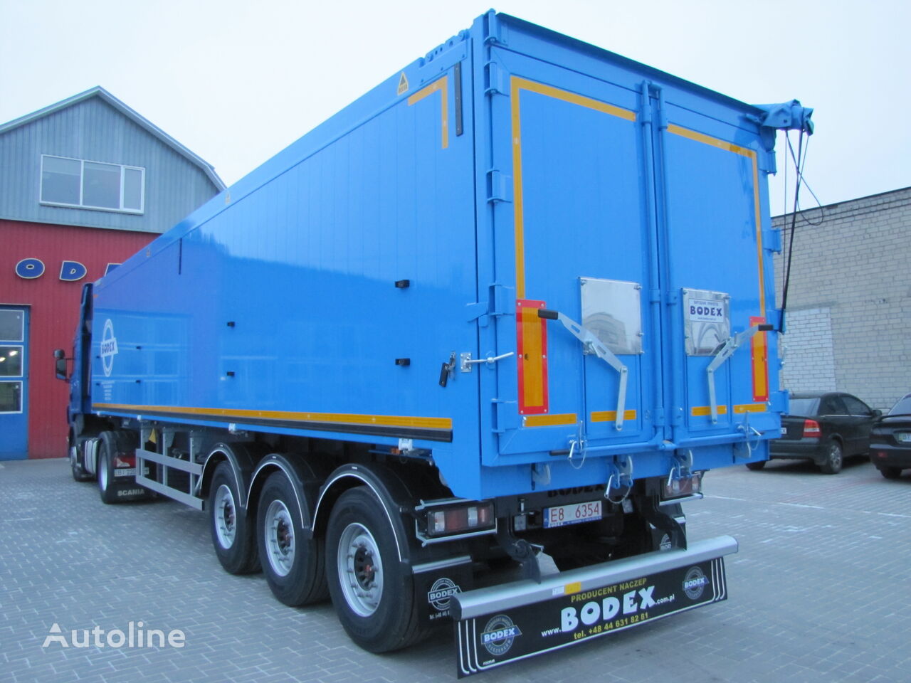 new Bodex KIS3WA tipper semi-trailer