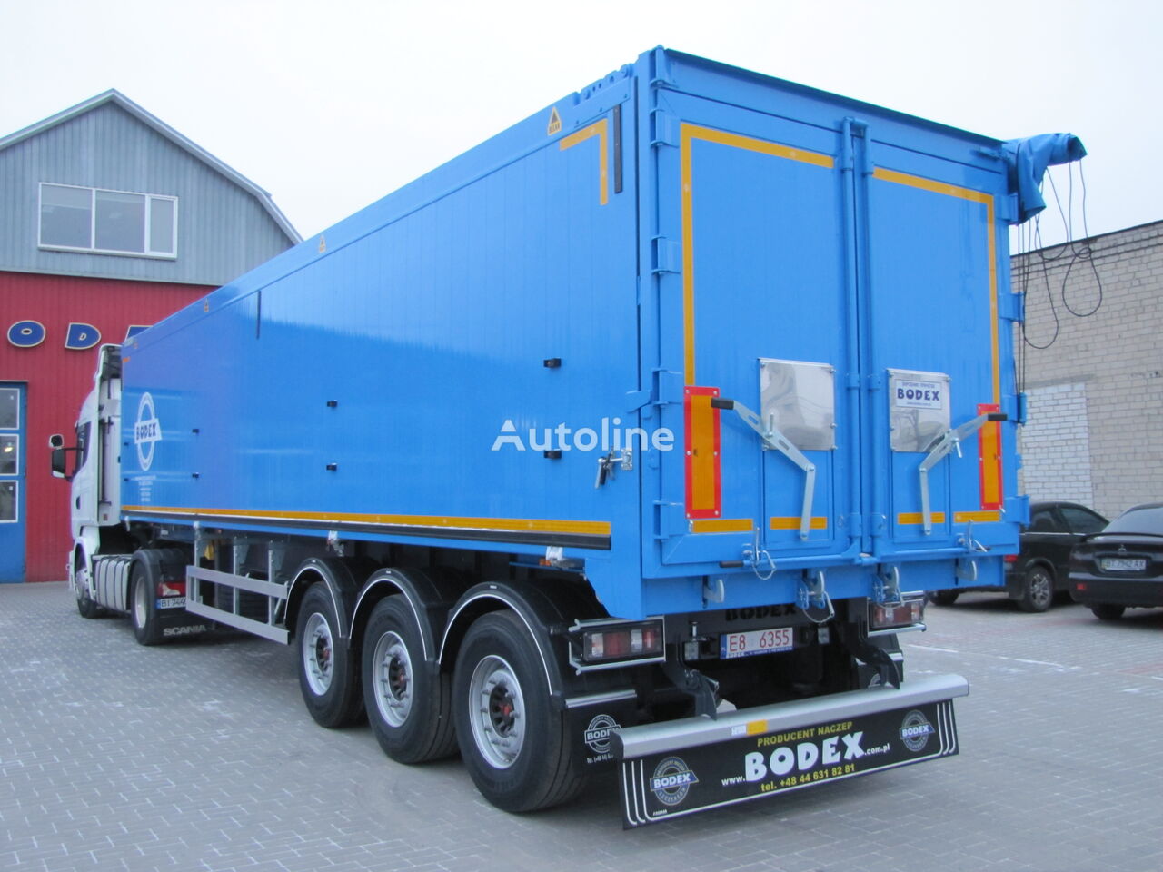 new Bodex KIS3WA tipper semi-trailer