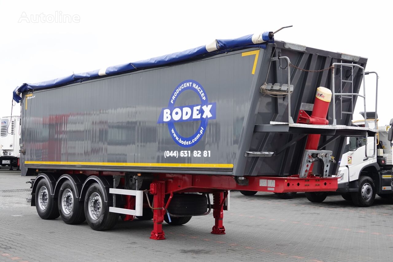 Bodex  WYWROTKA 44 M3 / 2018 ROK / KLAPO-DRZWI / OSIE MERCEDES tipper semi-trailer