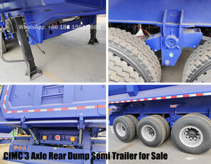 جديدة العربات نصف المقطورة شاحنة قلابة CIMC