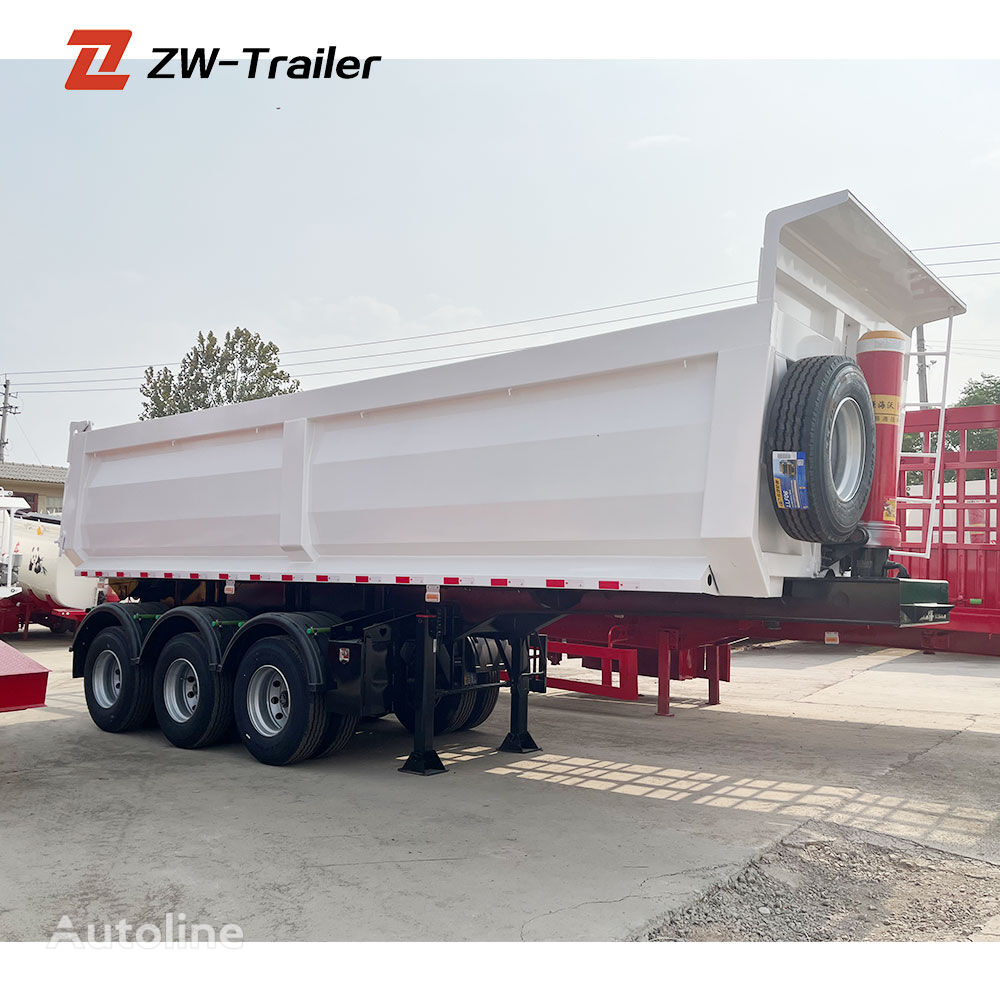 new CIMC ZW Trailer 33CBM dump tipper semi trailer for Guyana tipper semi-trailer