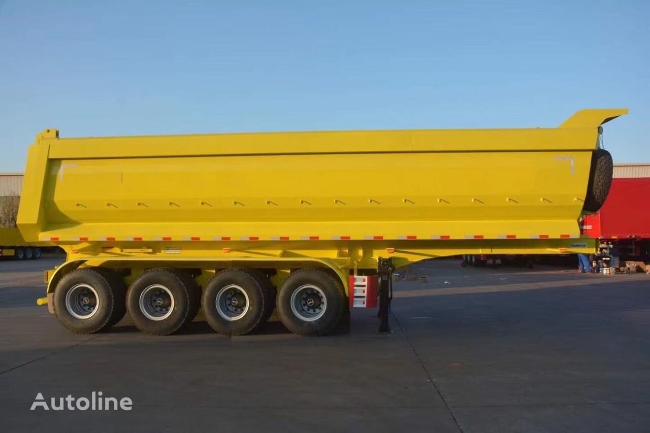 new CIMC ZW Trailer 45CBM  shape rear dump tipper semi trailer tipper semi-trailer