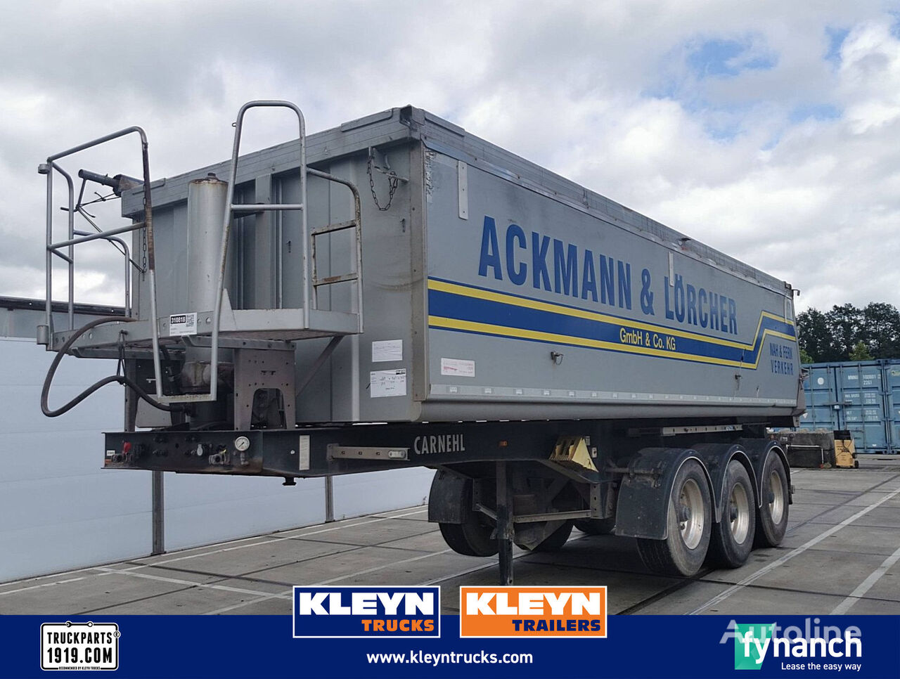 Carnehl CHKS/A 26m3 alu alcoa's tipper semi-trailer