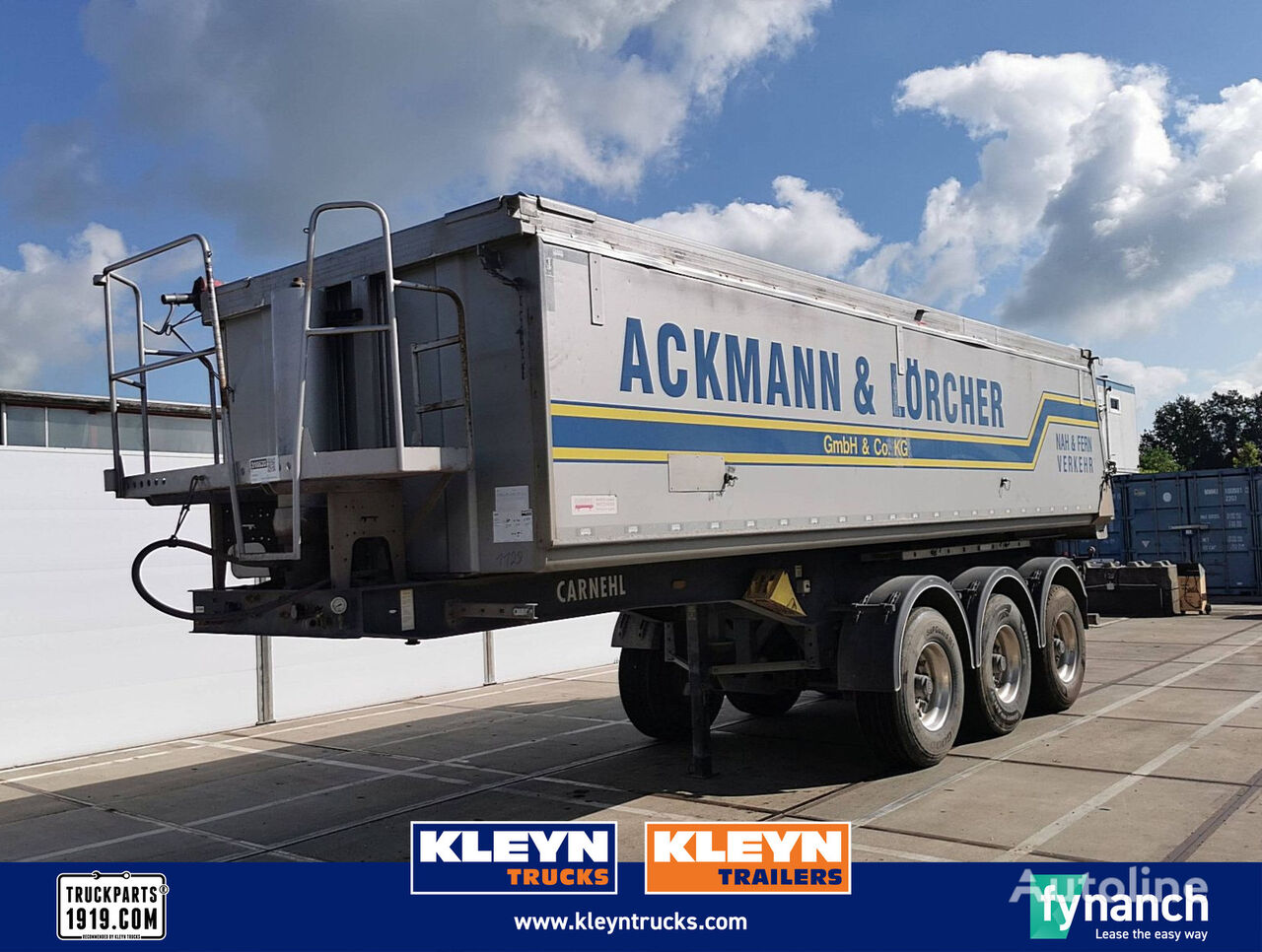 Carnehl CHKS/A 26m3 alu alcoa's tipper semi-trailer