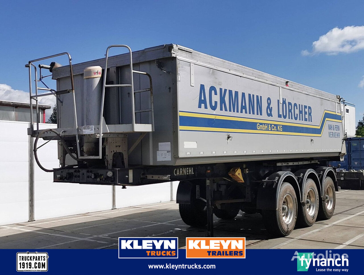 Carnehl CHKS/A 26m3 alu alcoa's tipper semi-trailer