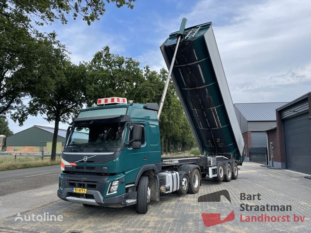 Carnehl CHKS/HH 3 assige kipperoplegger met mileukleppen tipper semi-trailer