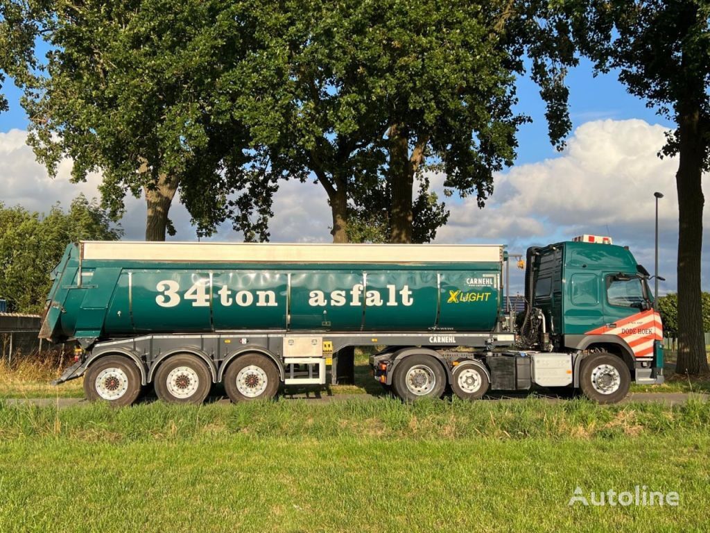 Carnehl CHKS/HH geïsoleerde asfaltkipper 34 ton laadvermogen billenős félpótkocsi