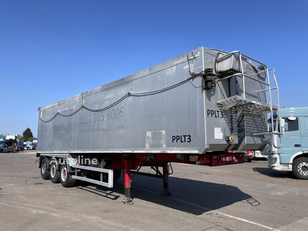 Semi-remorque benne Crane Fruehauf 70 CU-YD ALUMINIUM PLANK SIDED SLOPER BULK TIPPING TRAILER – 201 - Autoline