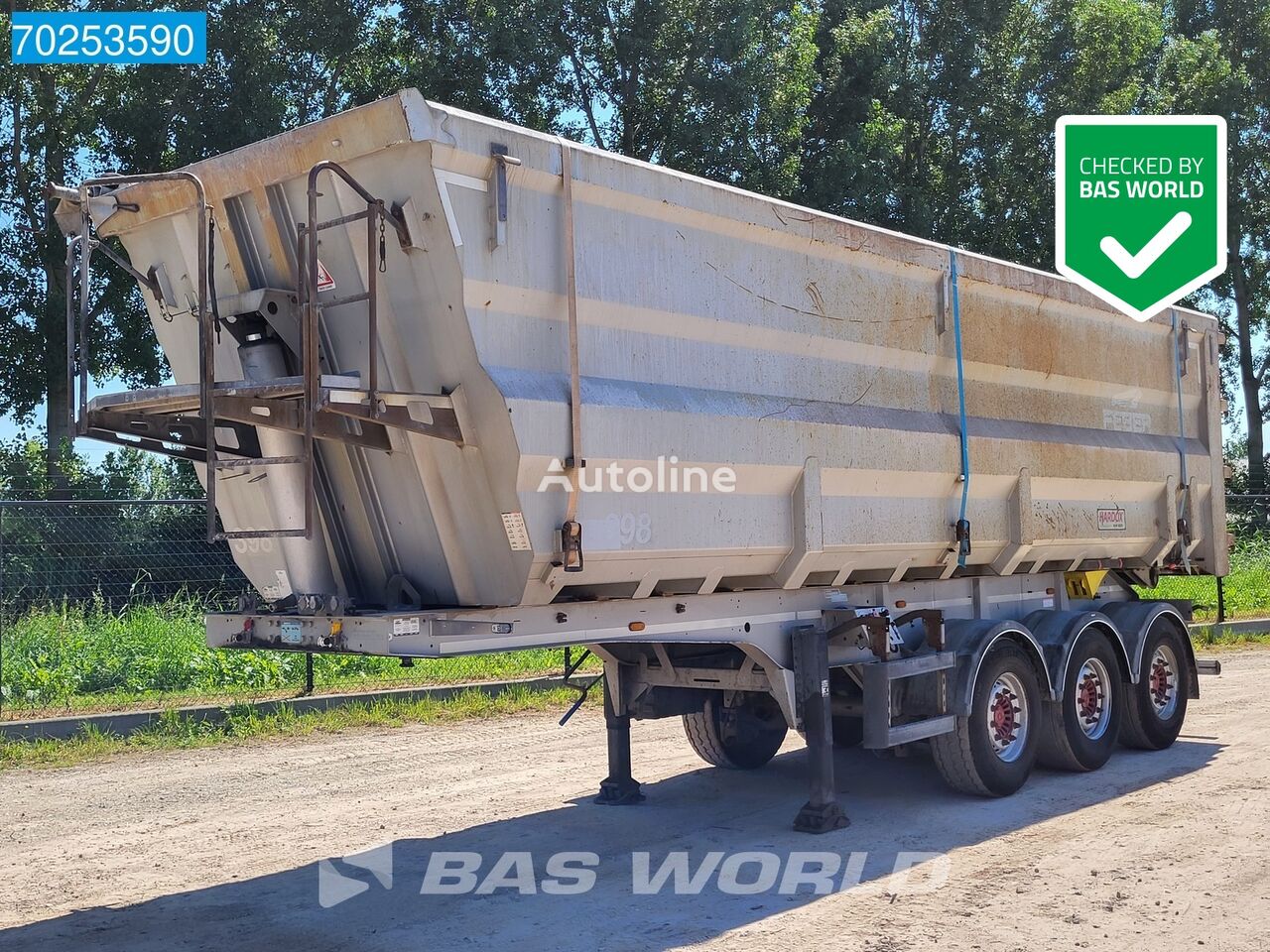 Feber NW 40m3 Liftachse tipper semi-trailer