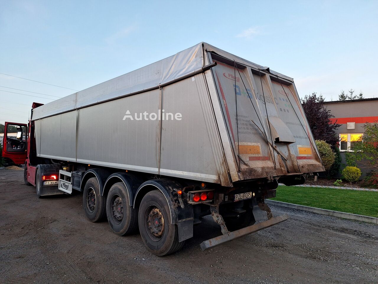 Fliegl DHKA 390 tippvagn semitrailer - Autoline