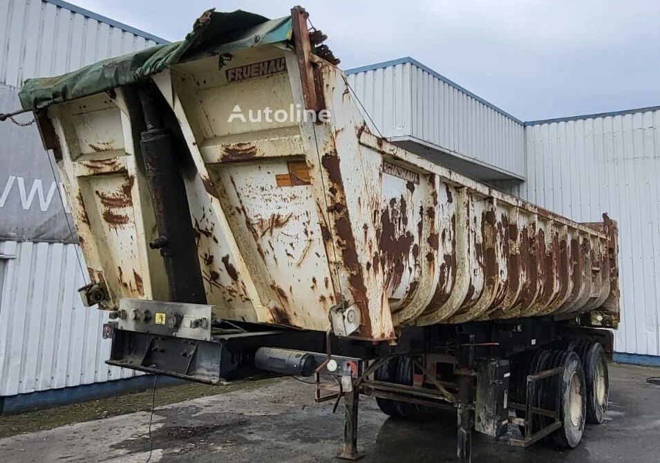 Semi-remorque benne Fruehauf 2 Axle , 8 Tyres , Steel Tipper , Spring Suspension , Drum Brake - Autoline