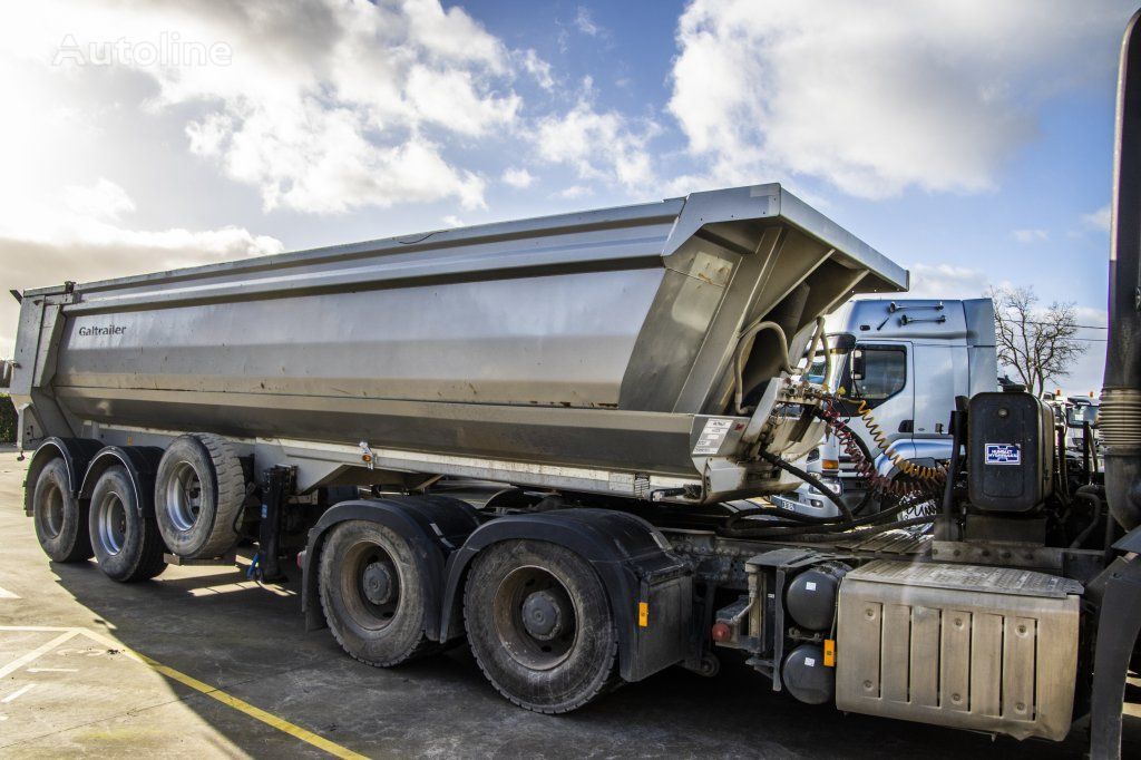 Galtrailer HARDOX 29m3+PORTE HYDR. sættevogn tippelad