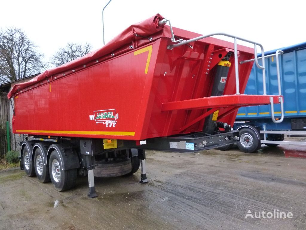 neuer Janmil 28 m³  aluminium - SAF - podłoga  10mm !! Kippauflieger