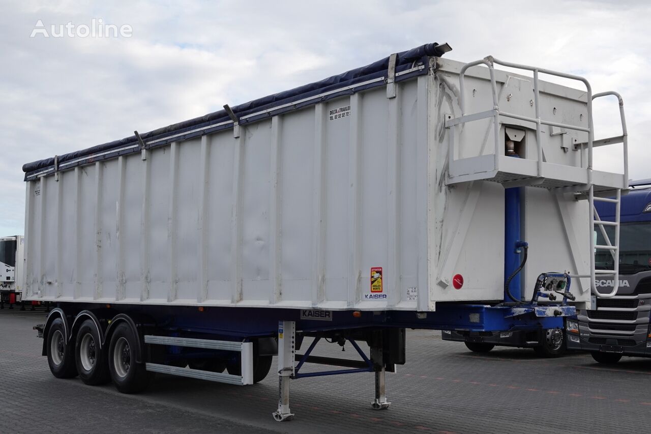 semi-reboque basculante Kaiser WYWROTKA 55 m3 / ALUMINIOWA / WAGA: 5900 KG / SPROWADZONA