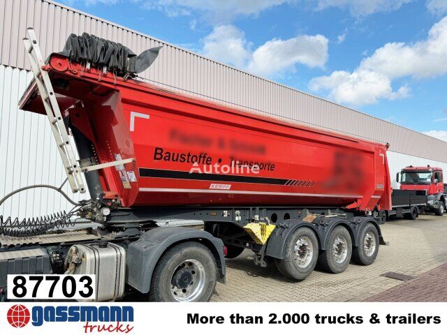 Kempf SKM 35/3, Stahlmulde ca. 26m³, Liftachse tipper semi-trailer