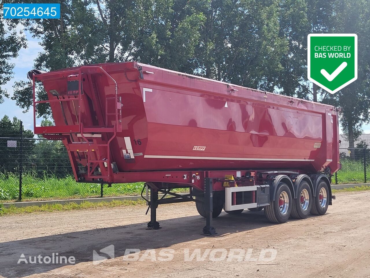 полуприколка кипер Kempf SKM 40m3 TÜV 12/24 Liftachse NL-Trailer