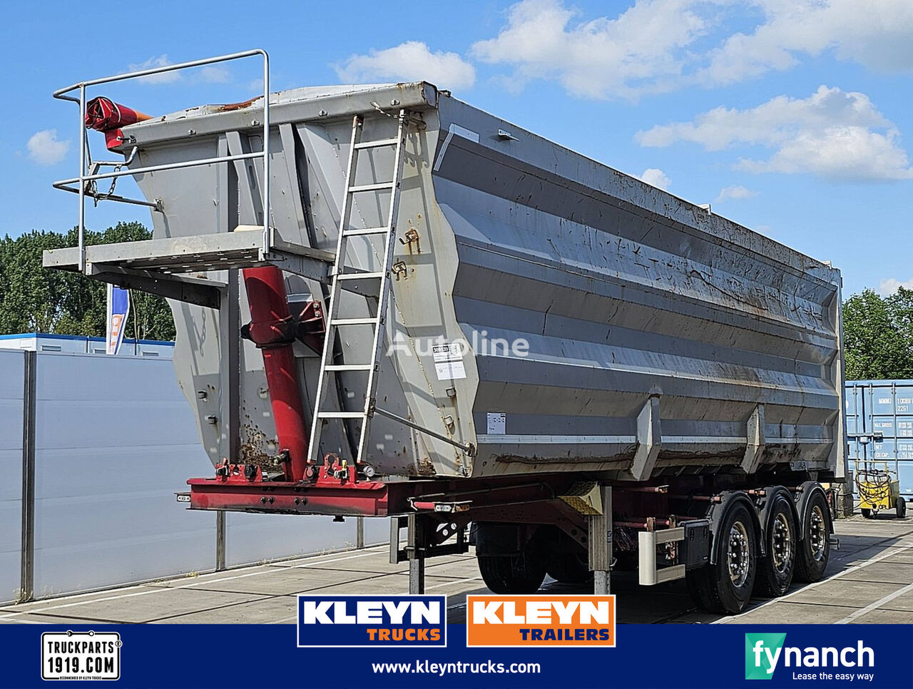 Klaeser KLOOS SKF 35/ schrott hardox 50m3 tipper semi-trailer