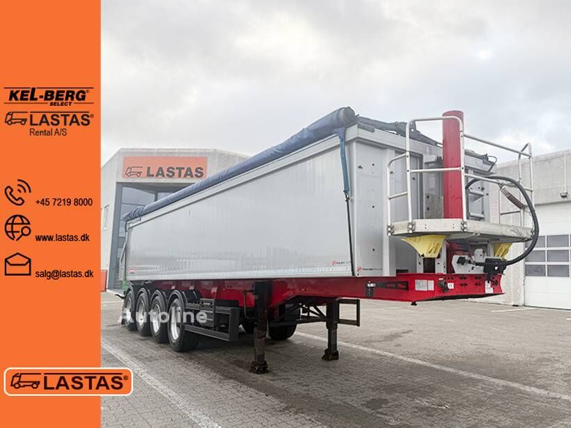 Langendorf 4 axleTipper / 4 achsle Alukastenmulde Kipper 35m3 tipper semi-trailer - Autoline