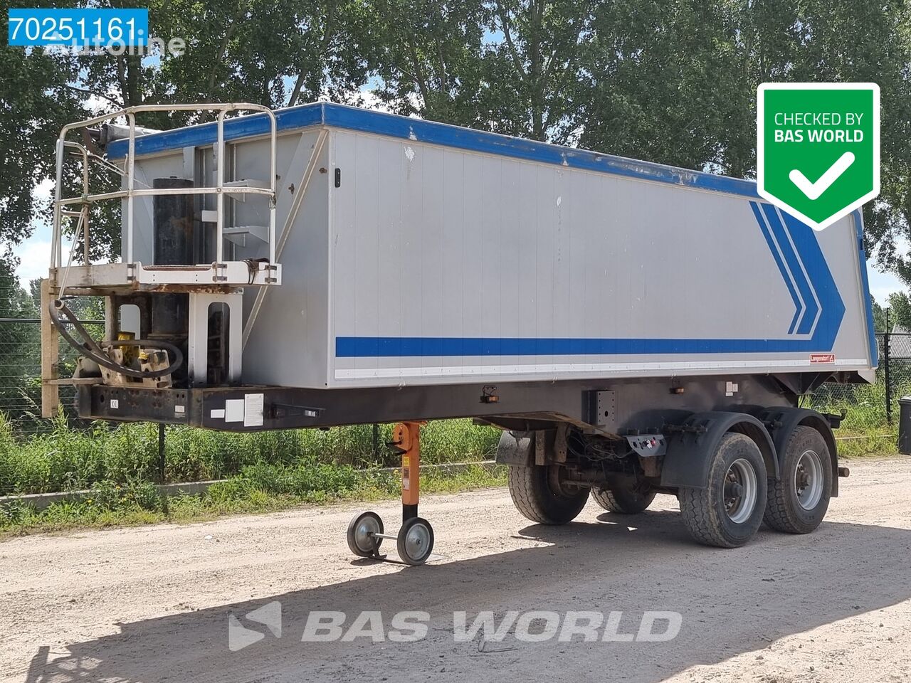 Langendorf SKA 18/28 3 axles 28M3 tipper semi-trailer